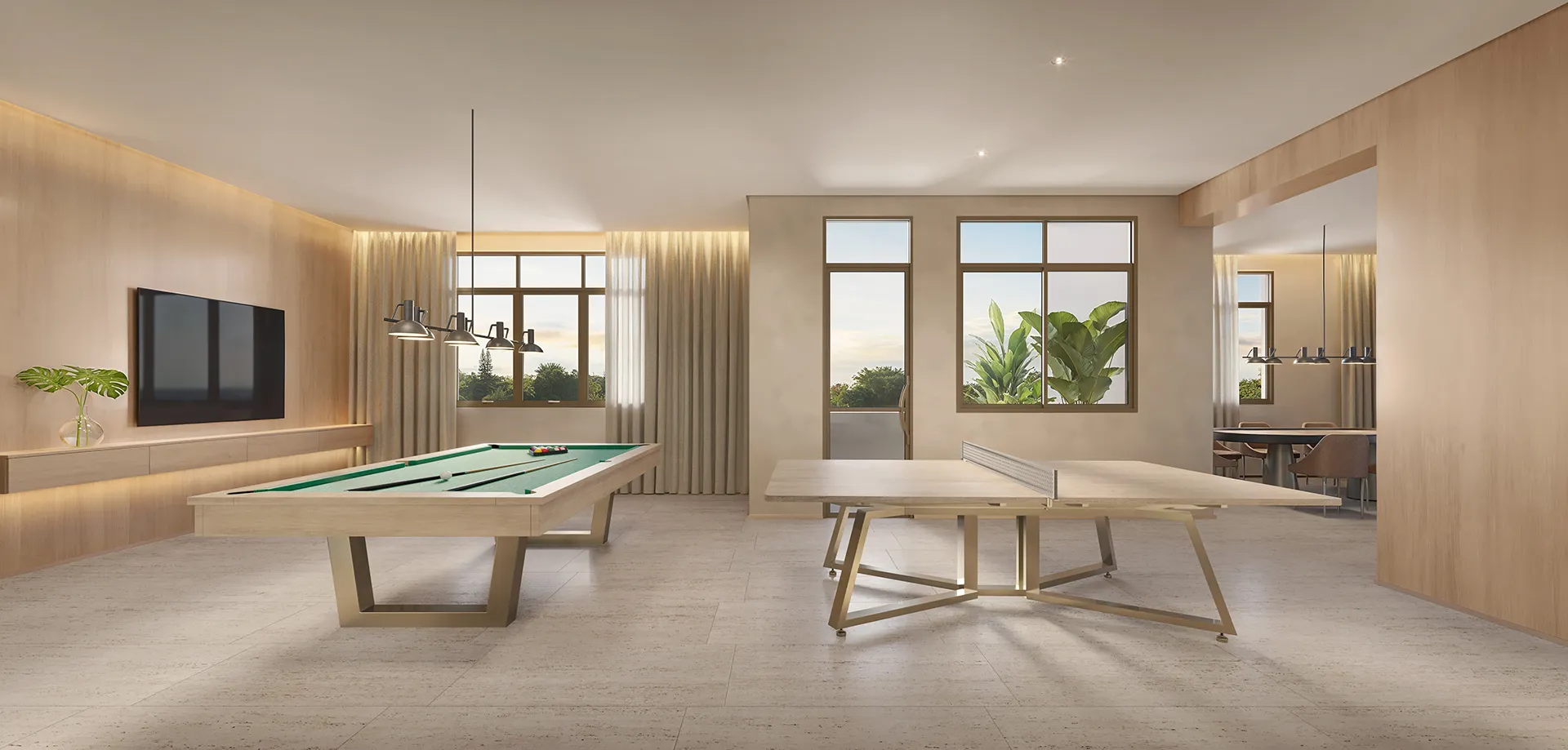 Salão de Jogos — Jardim da Hípica Apartments